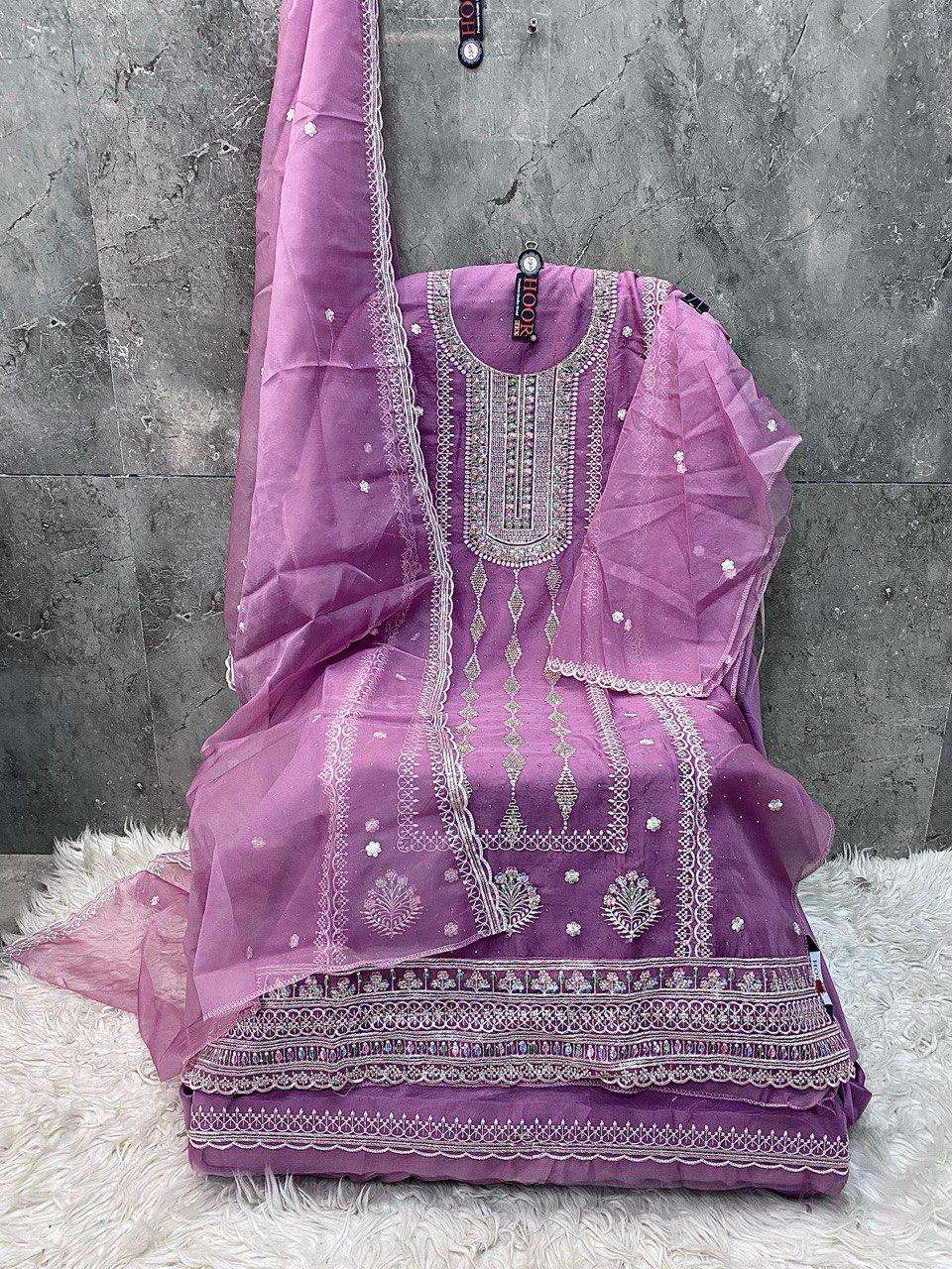 HOOR TEX OR-85 A To D Heavy Organza wholesale suit 