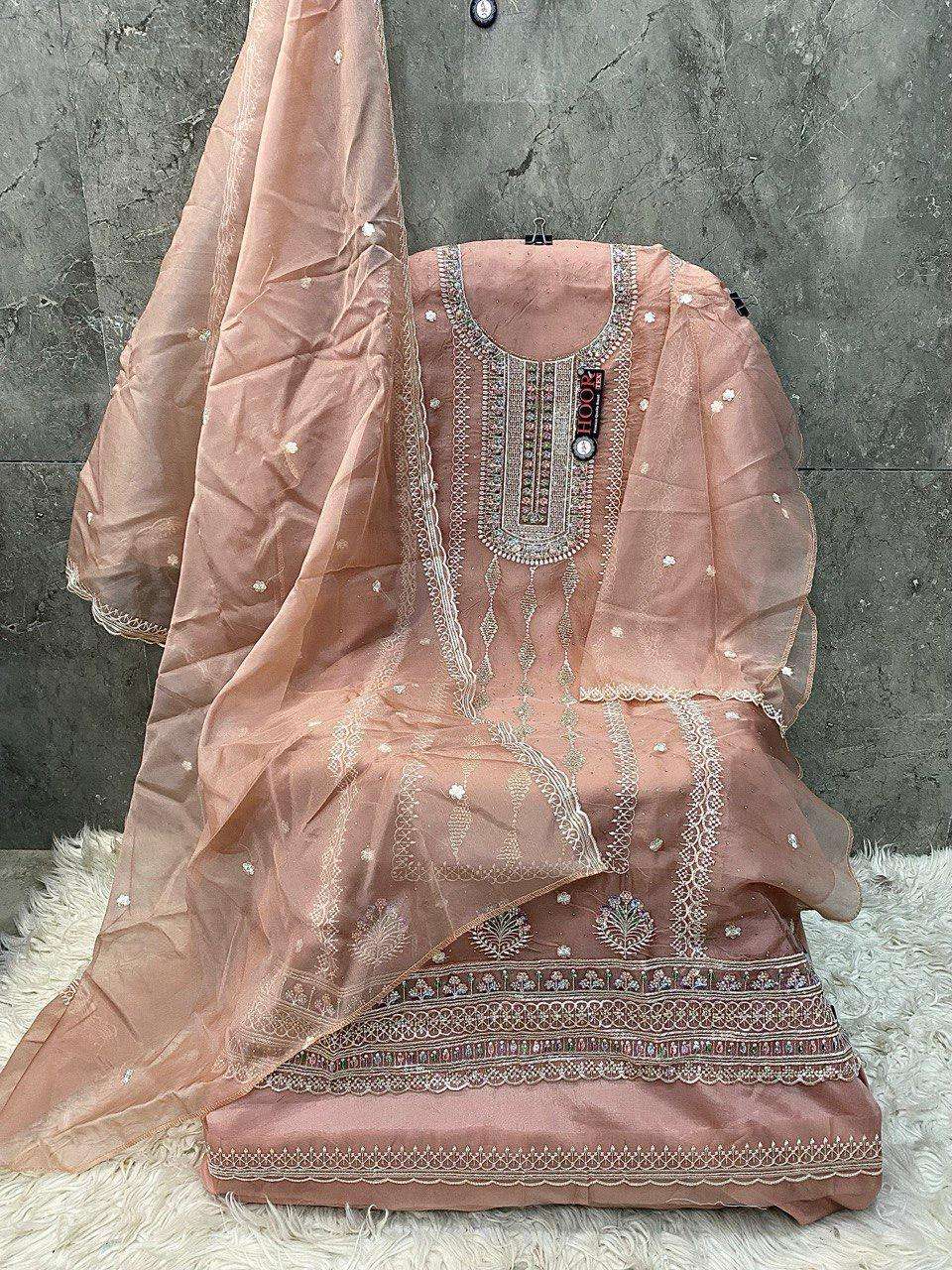 HOOR TEX OR-85 A To D Heavy Organza wholesale suit 