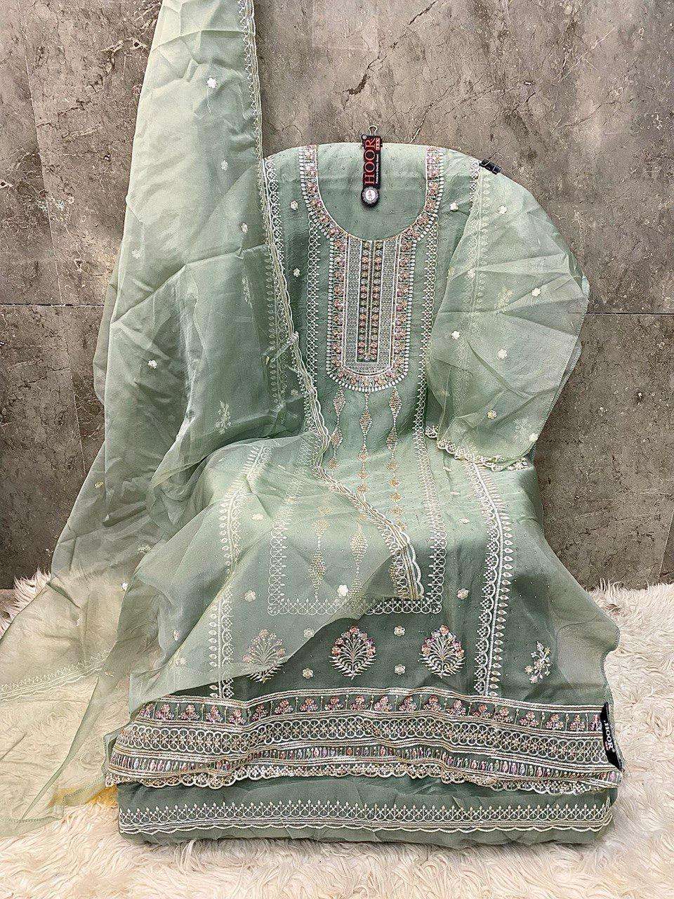 HOOR TEX OR-85 A To D Heavy Organza wholesale suit 