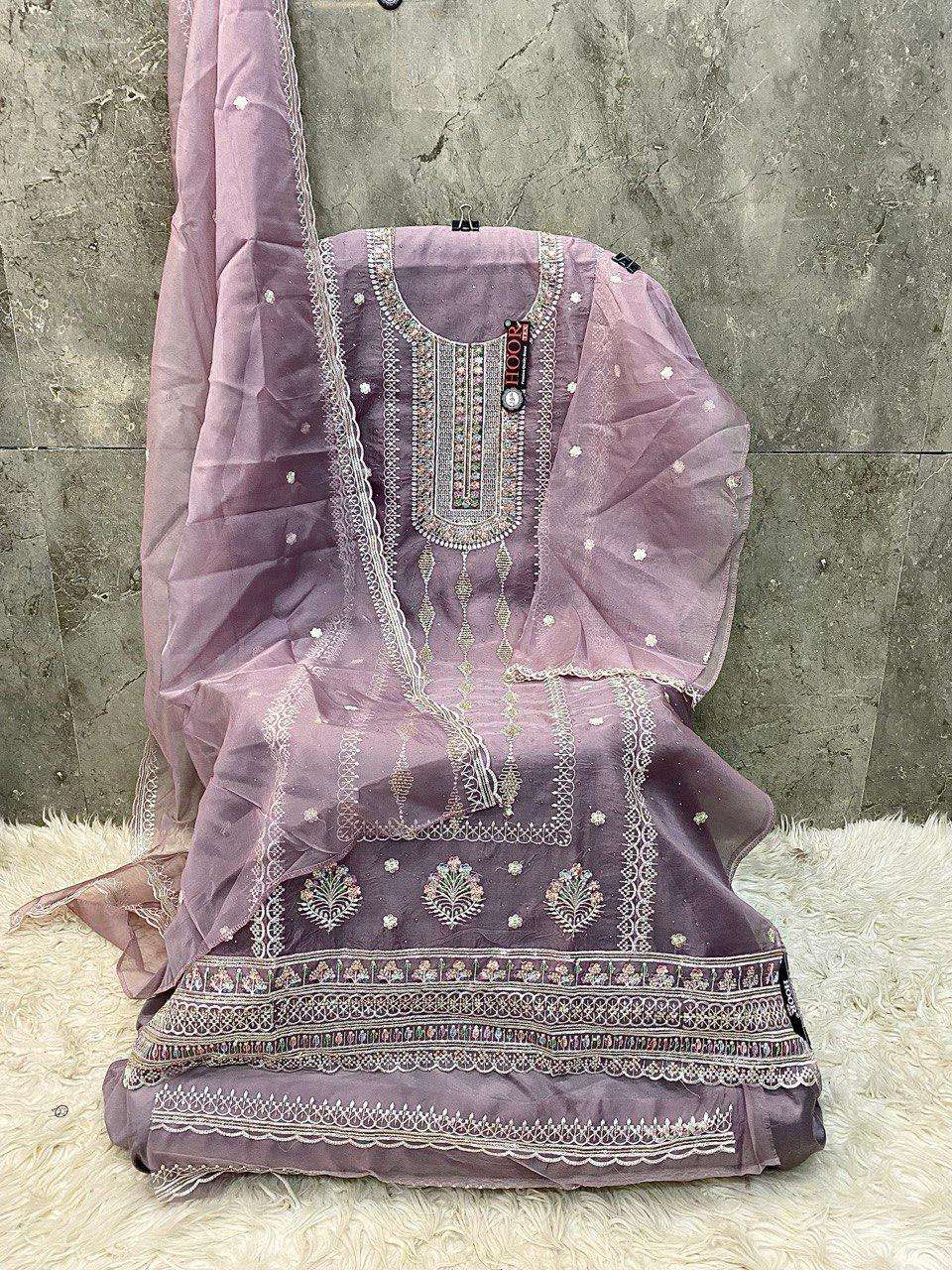 HOOR TEX OR-85 A To D Heavy Organza wholesale suit 
