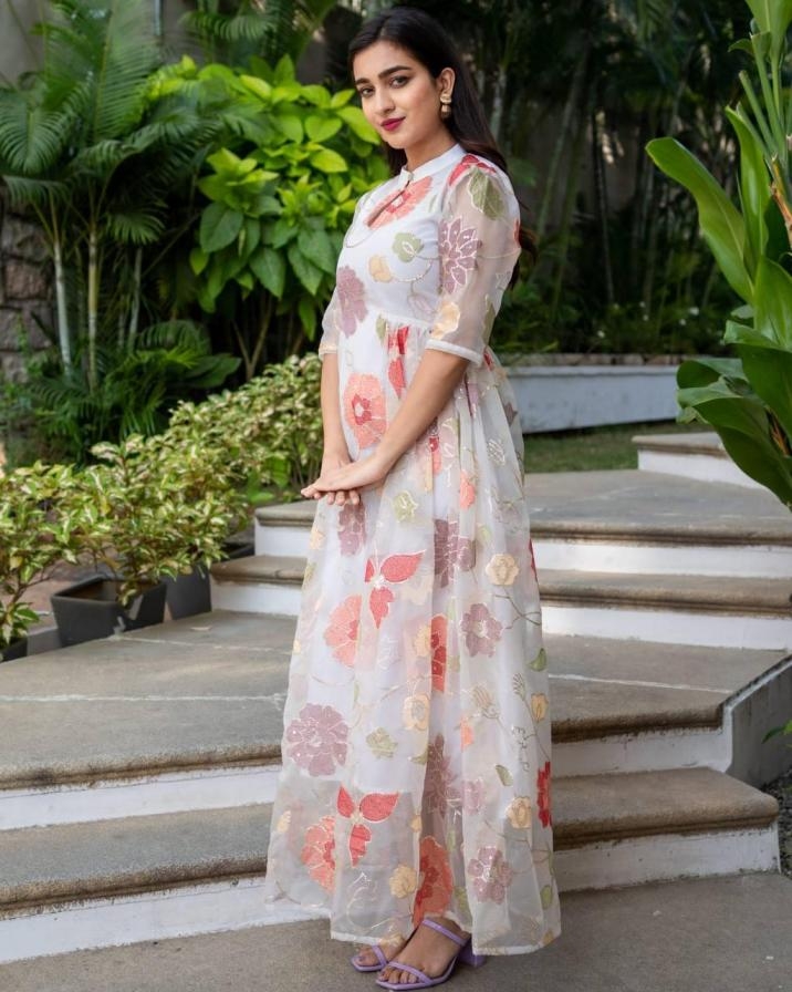 lw 9047 readymade tebby silk shop trendy combo set gown for womens