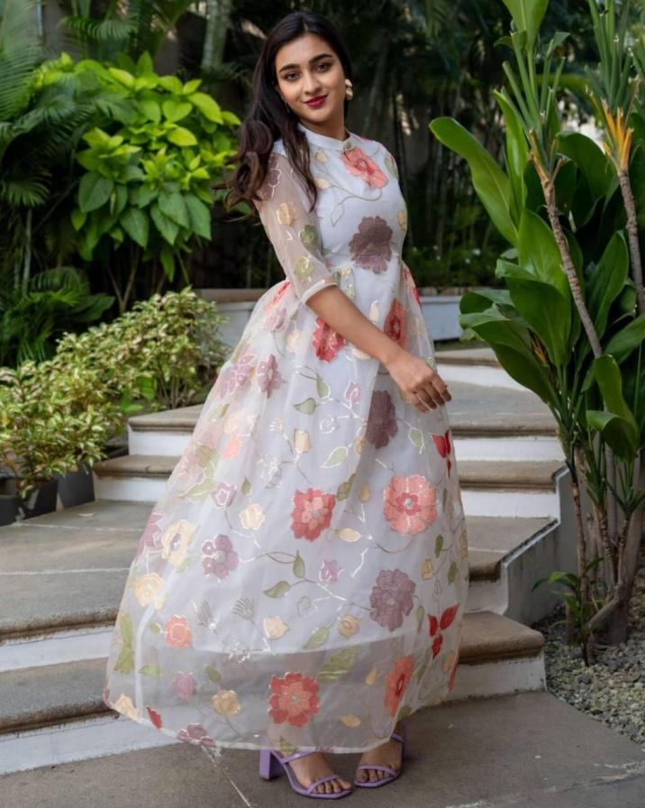 lw 9047 readymade tebby silk shop trendy combo set gown for womens