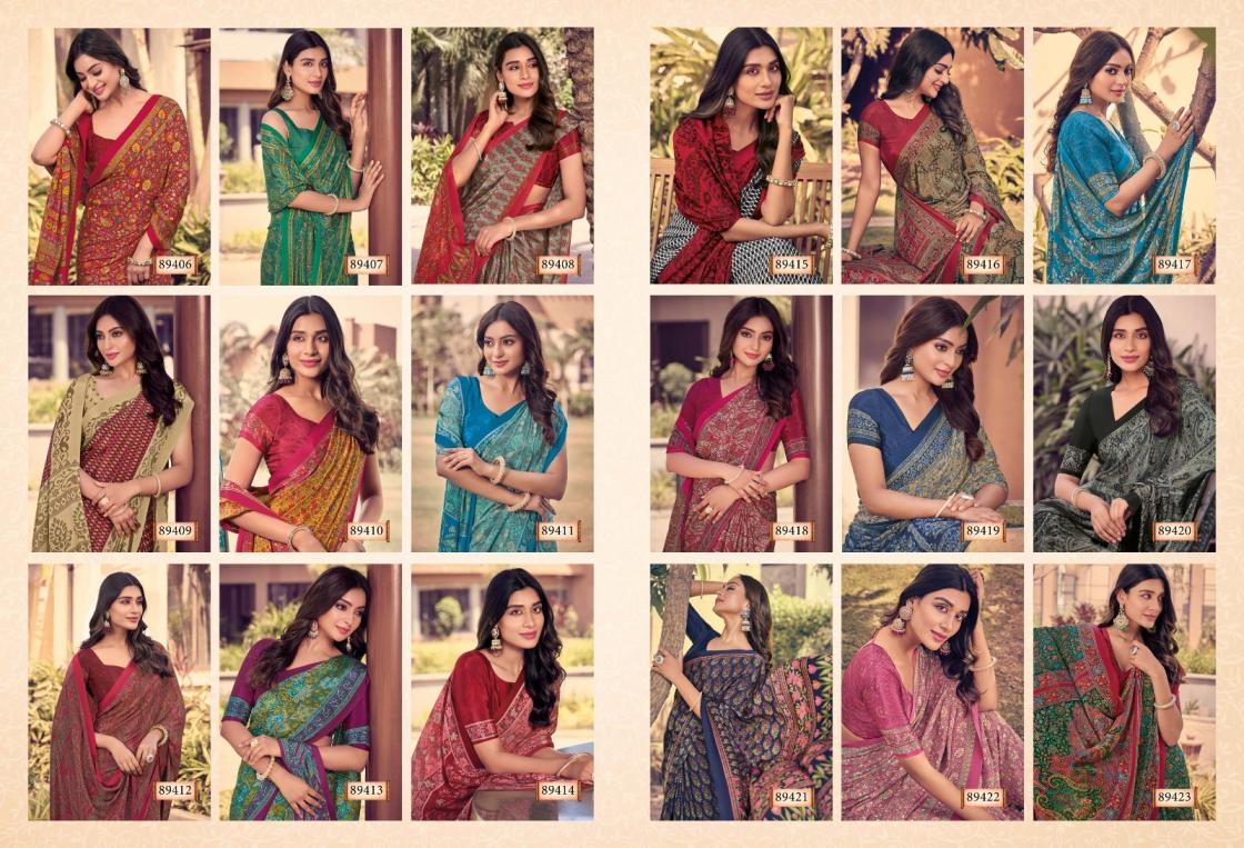 vipul heritage silk vol 12 series 89406-89423 FANCY wholesale saree