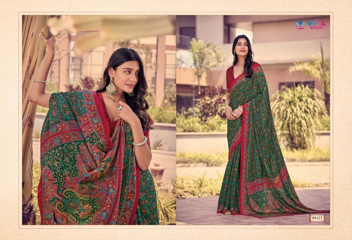vipul heritage silk vol 12 series 89406-89423 FANCY wholesale saree