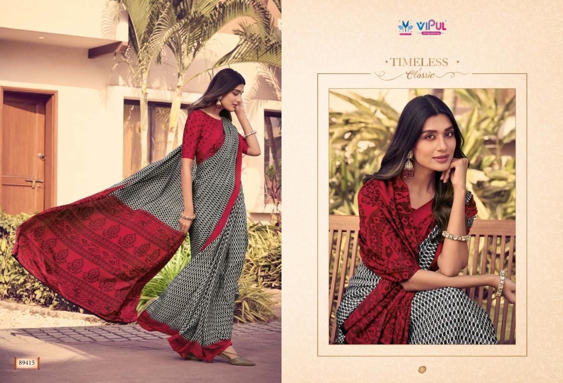 vipul heritage silk vol 12 series 89406-89423 FANCY wholesale saree