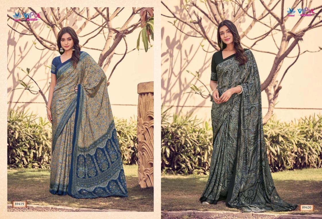 vipul heritage silk vol 12 series 89406-89423 FANCY wholesale saree