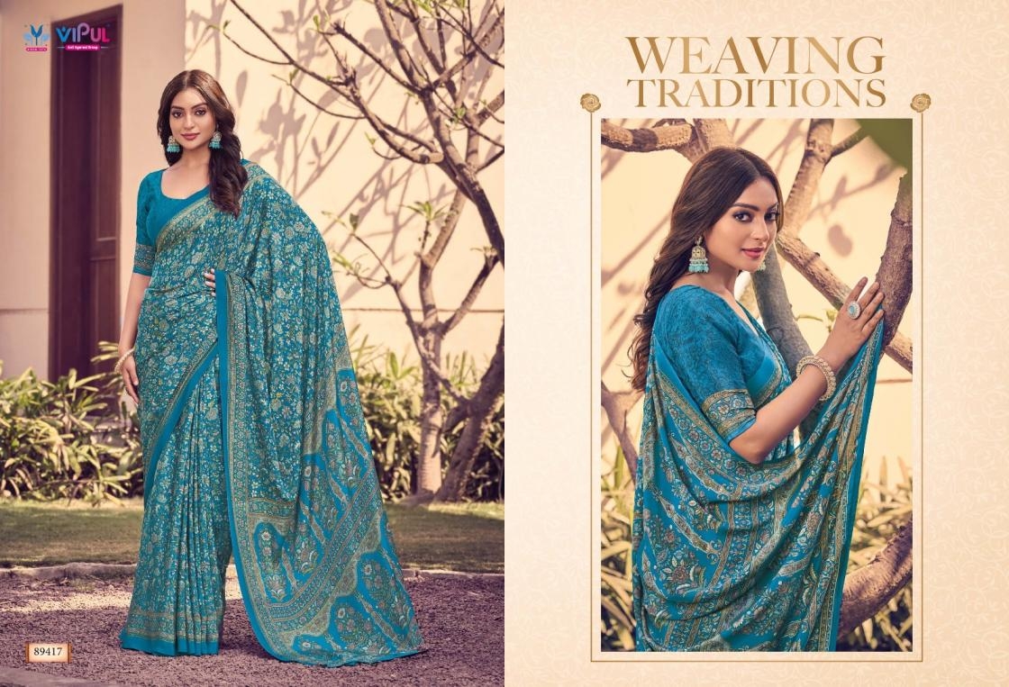 vipul heritage silk vol 12 series 89406-89423 FANCY wholesale saree