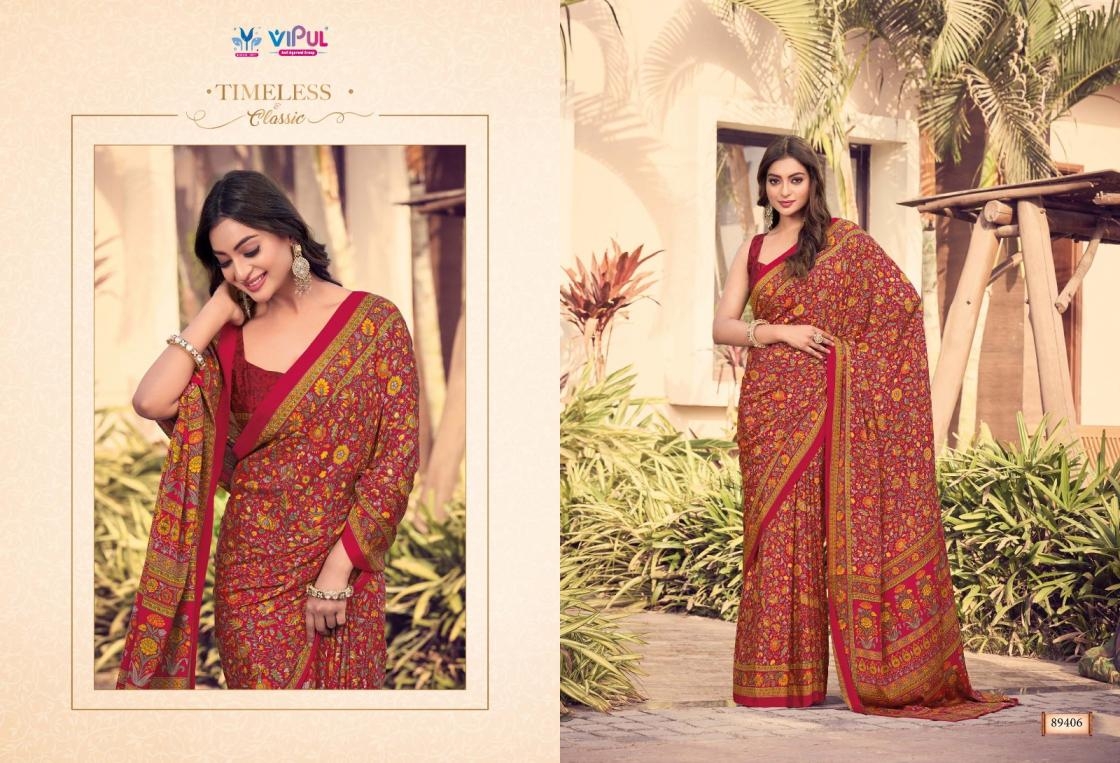 vipul heritage silk vol 12 series 89406-89423 FANCY wholesale saree